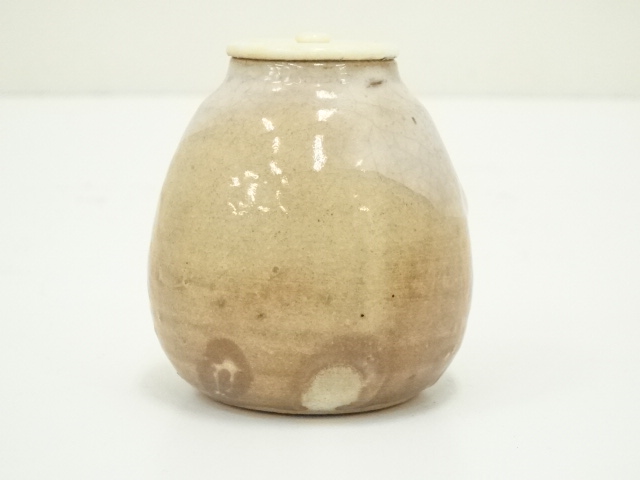 道具 ] - 道具 萩焼 宇田川聖谷造 茄子茶入（共箱） □z | ネット